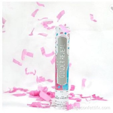 Paper streamers gender reveal confetti